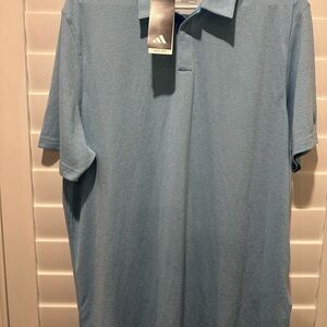 Adidas Men's Light Blue Polo Shirt (SIZE XL)